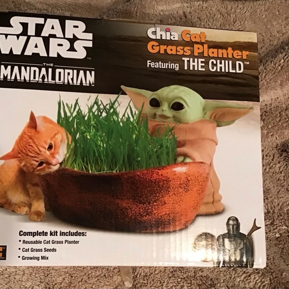 Other - Star Wars “The Child” Chia Cat Grass Planter